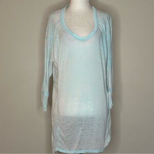 CALVIN KLEIN PERFORMANCE V-Neck Oversized Tissue T-Shirt M